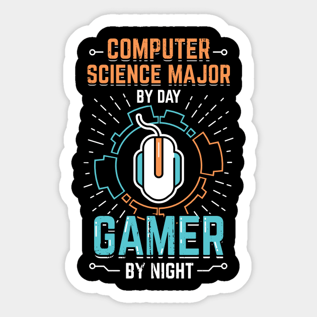 Computer Science Major Computer Scientist Gamer Sticker by Dolde08